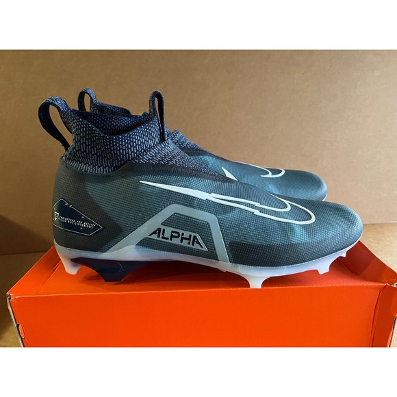 Size 16 - NEW Nike Alpha Menace Elite 3 College Navy White Football Cleats w/Box main image 7